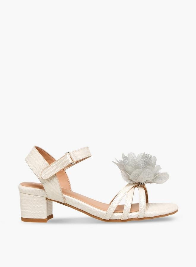 سيليست صنادل بكعب عريض للبنات بحزام للكاحل تشكيلة رمضان - Image 1